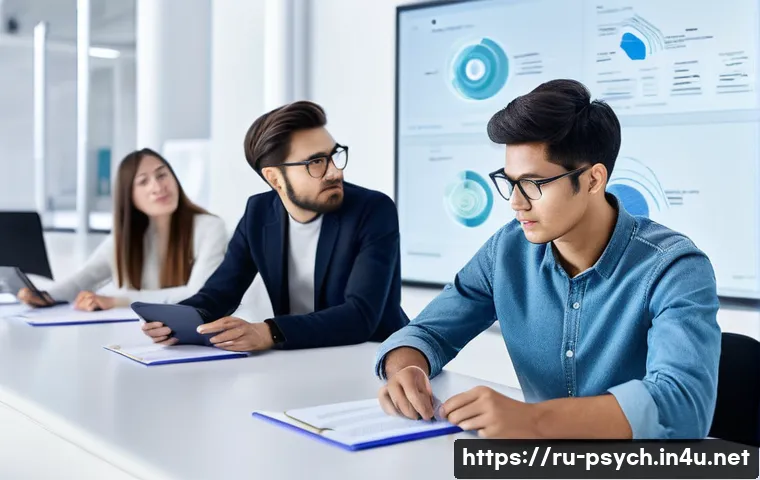 심리학 졸업 후 직업 - **UX/UI and Neuromarketing in a Tech Lab**
A bright, futuristic tech lab setting. In the foregro...